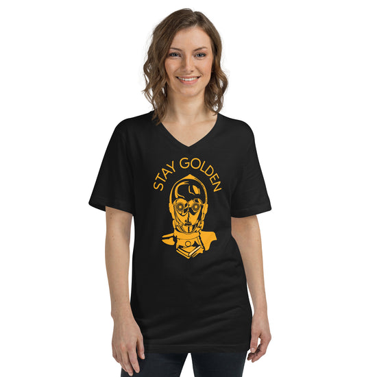 C3PO Unisex V-Neck T-Shirt - Fandom-Made