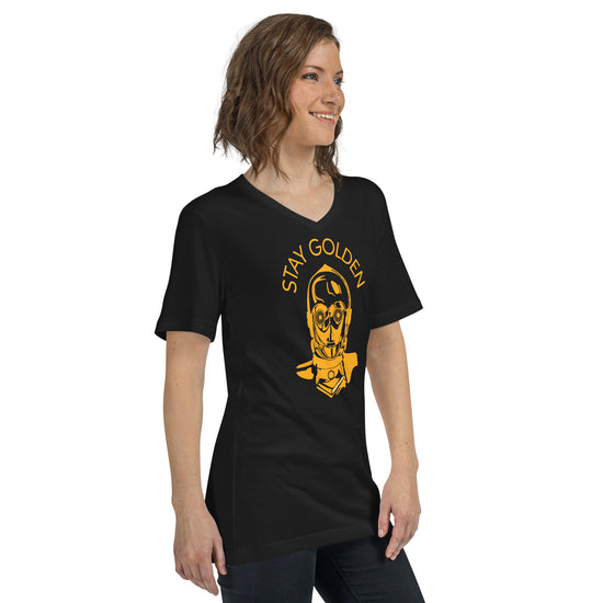 C3PO Unisex V-Neck T-Shirt - Fandom-Made