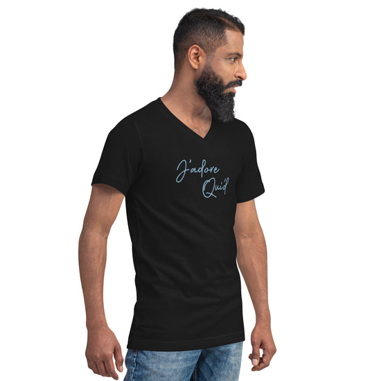 J'adore Qui'd Unisex V-Neck T-Shirt - Fandom-Made