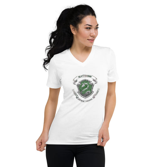 Slytherin Drawing Unisex V-Neck T-Shirt - Fandom-Made