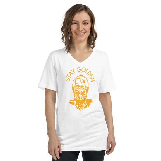 C3PO Unisex V-Neck T-Shirt - Fandom-Made