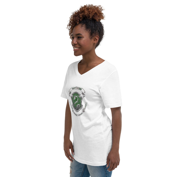 Slytherin Drawing Unisex V-Neck T-Shirt - Fandom-Made
