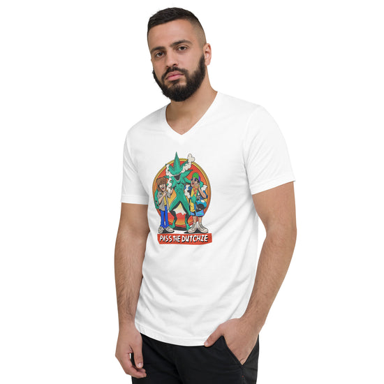 Pass The Dutchie V-Neck T-Shirt - Fandom-Made