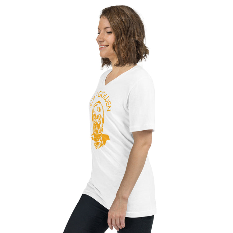 C3PO Unisex V-Neck T-Shirt - Fandom-Made