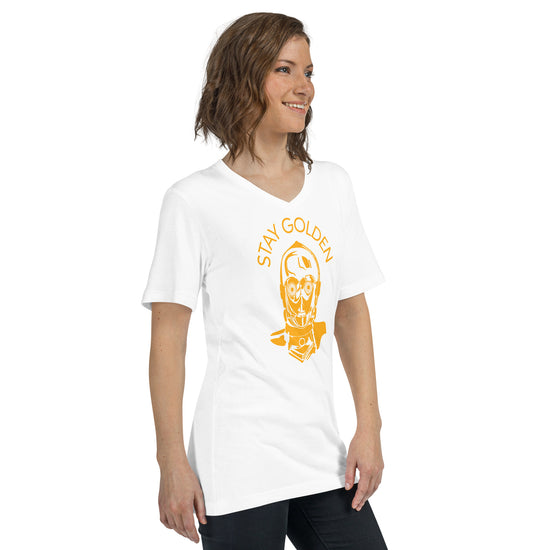 C3PO Unisex V-Neck T-Shirt - Fandom-Made