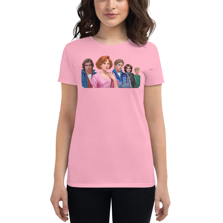 The Breakfast Club Crew Women's Short T-Shirt - Fandom-Made