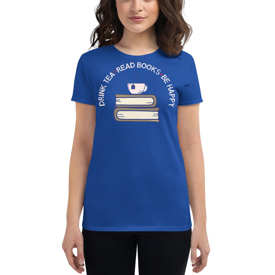 Drink Tea, Read Books, Women's T-Shirt - Fandom-Made