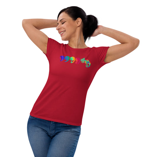 Comma Comma Comma Chameleon Women's T-Shirt - Fandom-Made