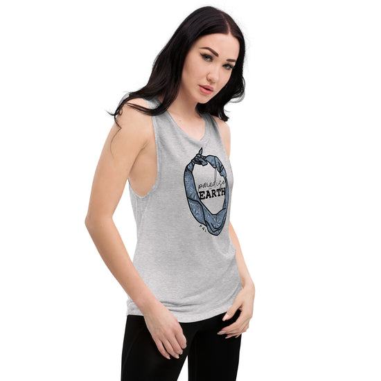 Paradise on Earth Ladies’ Muscle Tank - Fandom-Made