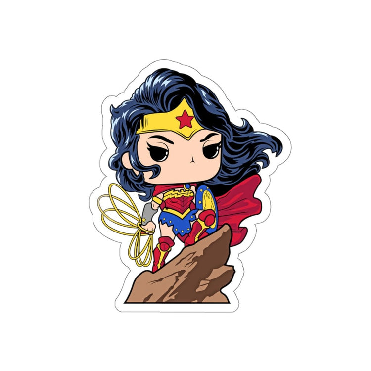 Wonder Woman - Small Stars Die-Cut Stickers - Fandom-Made
