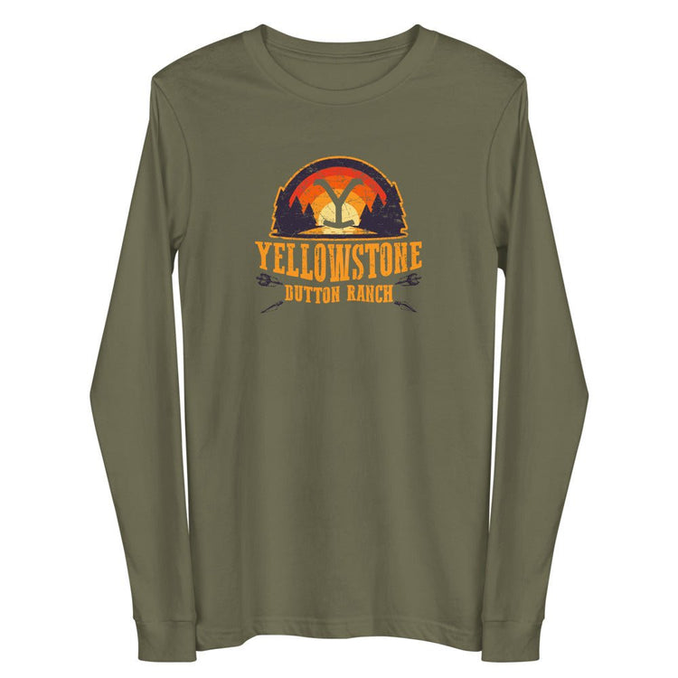 Yellowstone Inspired Unisex Long Sleeve Tee - Vintage Ranch - Fandom-Made